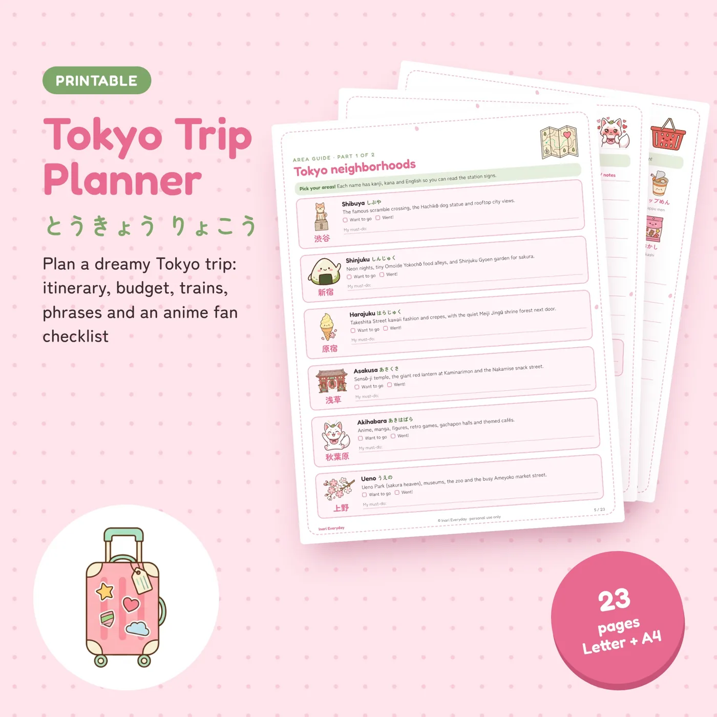 Tokyo Trip Planner cover